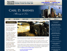 Tablet Screenshot of carldbarnes.com